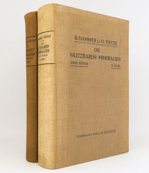 antiquarisches Buch – Dammer, Bruno; Tietze – Die Nutzbaren Mineralien mit Ausnahme der Erze und Kohlen (beide Bände)