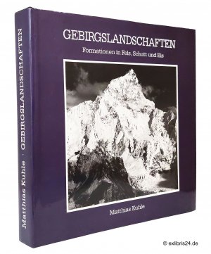 Gebirgslandschaften (signiert) : Formationen in Fels, Schutt und Eis