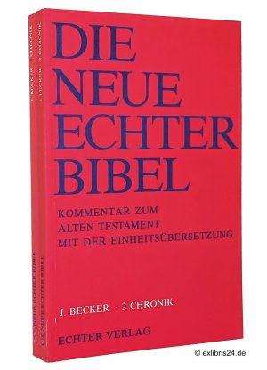 gebrauchtes Buch – Joachim Becker – 1 und 2 Chronik (beide Bände) : (Reihe: Die Neue Echter Bibel - Kommentar zum Alten Testament mit der Einheitsübersetzung, Lfg. 18 und 20)