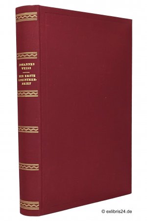 antiquarisches Buch – Johannes Weiß – Der erste Korintherbrief : Bearbeitet von Johannes Weiss. Neudruck der völlig neubearbeiteten Auflage 1910