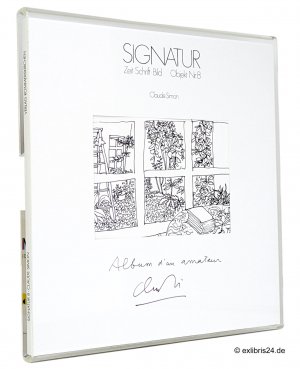 Claude Simon (Reihe: SIGNATUR, Objekt Nr. 8)