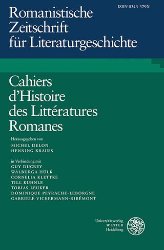 Romanistische Zeitschrift für Literaturgeschichte. 46. Jahrgang · Heft 3/4 · 2022