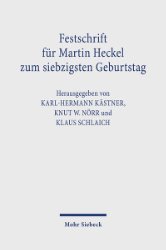 gebrauchtes Buch – Festschrift für Martin Heckel zum siebzigsten Geburtstag