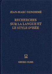 Recherches sur la langue et le style d'Isée