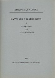 antiquarisches Buch – Harald Jaksche – Slavische Akzentuation 2