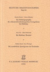 Zur Dialektgeographie des schlesisch-brandenburgischen Grenzgebietes bei Züllichau