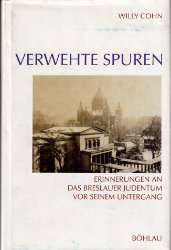 gebrauchtes Buch – Willy Cohn – Verwehte Spuren