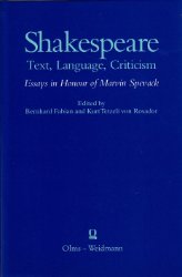 neues Buch – Shakespeare. Text, Language, Criticism