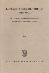 Literaturwissenschaftliches Jahrbuch.14.Band (1973)