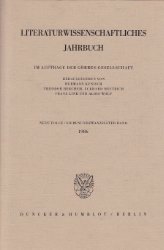 Literaturwissenschaftliches Jahrbuch.27.Band (1986)