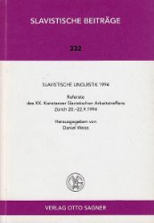 Slavistische Linguistik 1994