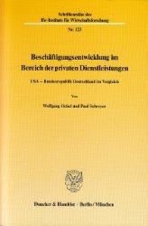 Beschäftigungsentwicklung im Bereich der privaten Dienstleistungen