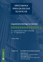 gebrauchtes Buch – Linguistische Beiträge zur Slavistik XX