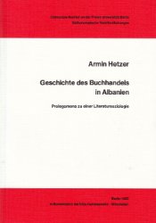 gebrauchtes Buch – Armin Hetzer – Geschichte des Buchhandels in Albanien