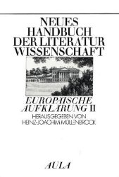 Neues Handbuch der Literaturwissenschaft. Band 12: Europäische Aufklärung II