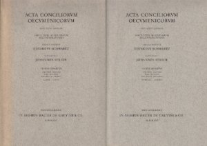 Acta Conciliorum Oecumenicorum. Index Generalis Tomorum I-IV