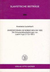 gebrauchtes Buch – Anastassia Lauterbach – Anredeformen im Serbischen um 1800