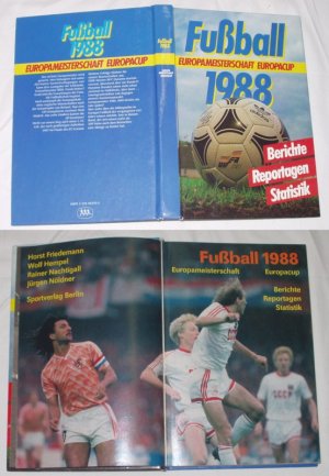 gebrauchtes Buch – unbekannt – Fußball 1988 Europameisterschaft Europacup - Berichte, Reportagen, Statistik