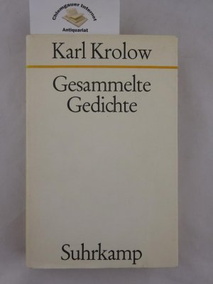 Gesammelte Gedichte.