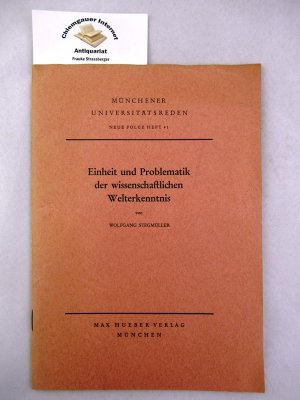 Einheit und Problematik der wissenschaftlichen Welterkenntnis : Vortrag. BEILIEGT: W. Stegmüller: Der Begriff des Naturgesetzes. Sonderdruck aus: " Studium […]