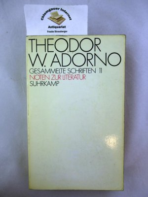 Gesammelte Schriften. Bände 16,17,18,19. Musikalische Schriften. Bände I , II, III, IV. VIER (4) Bände. ( SO vollständig). Herausgegeben von Rolf Tiedemann