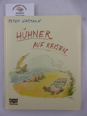 Hühner auf Reisen : Cartoons.