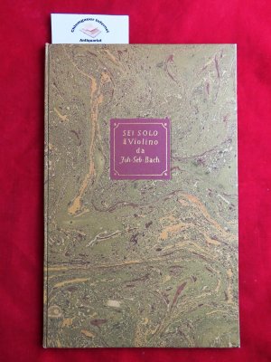 Sei Solo a Violino . Faksimile der Noten-Handschrift nach dem EFol. 22 Bl. Faksimile u. 2 Blatt Nachwort von Wilhelm Martin Luther. Auf Anregung von Dr […]