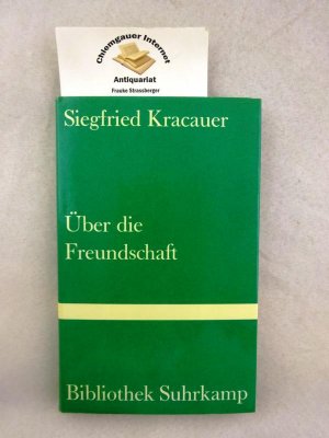 Über die Freundschaft. Essays. Mit einem Nachwort von Karsten Witte. Bibliothek Suhrkamp Band 302.