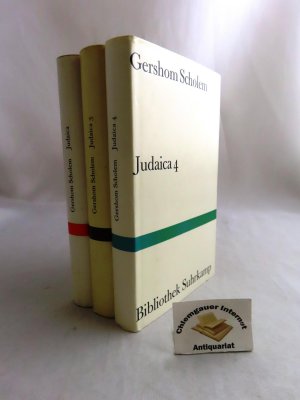 Judaica ( Band 1) . 1.-5. Tausend. (1963). EA. - Judaica 3 - Studien zur jüdischen Mystik. Sechstes Tausend. (1981 - Judaica Band 4 herausgegeben von […]