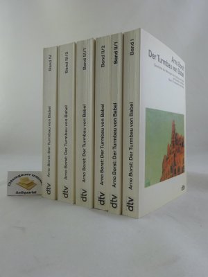 Der Turmbau von Babel. SECHS (6) Bände. ( Band I; II/1, II,2 ; III,1; III,2; IV. )