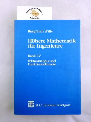 Höhere Mathematik für Ingenieure. Band IV (4): Vektoranalysis und Funktionentheorie.