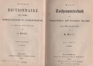 Neues Taschenwörterbuch der französischen und deutschen Sprache zum Schulgebrauche