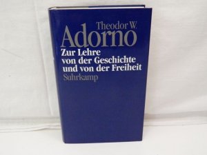 Zur Lehre von der Geschichte und von der Freiheit (1964/65) (= Nachgelassene Schriften, Abteilung IV: Vorlesungen, Band 13)