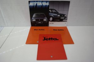 VW - Jetta: 5 x Prospekte Jetta' 84 / 3x Der Jetta / Der neue Jetta