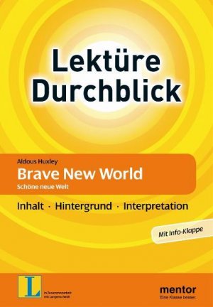 gebrauchtes Buch – Rüdiger Hermes – Aldous Huxley: Brave New World. Schöne neue Welt: Inhalt - Hintergrund - Interpretation