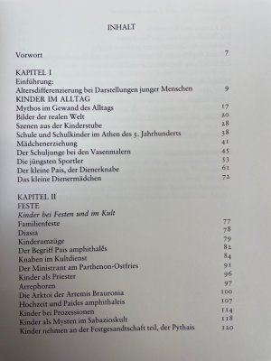 gebrauchtes Buch – Hilde Rühfel – Kinderleben im klassischen Athen : Bilder auf klassischen Vasen. Kulturgeschichte der antiken Welt ; Band 19