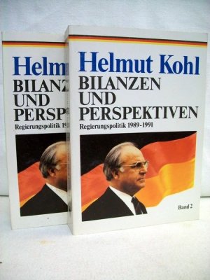 gebrauchtes Buch – Helmut Kohl – Bilanzen und Perspektiven , Regierungspolitik 1989 - 1991  Band 1 und 2 Reihe Berichte und Dokumentationen / Presse- und Informationsamt der Bundesregierung