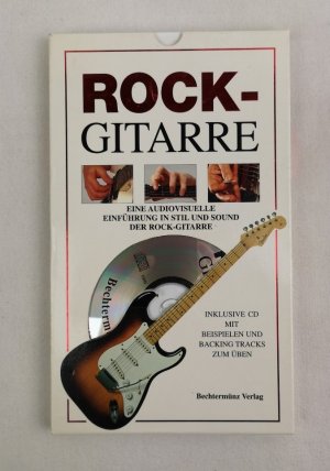 gebrauchtes Buch – ohne , Angabe – Rock-Gitarre. Eine Audiovisuelle Einführung in Stil und Sound der Rock-Gitarre. Inklsive CD mit Beispielen und Tracks zum üben.