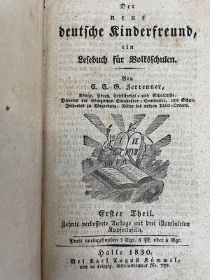 Der neue deutsche Kinderfreund. Ein Lesebuch für Volksschulen. 1.Theil.