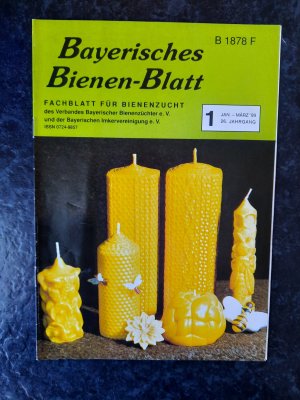 gebrauchtes Buch – Verband Bayerischer Bienenzüchter e – Bayerisches Bienen-Blatt. Fachblatt für Bienenzucht. 26. Jahrgang. Ausgabe 1 (Jan-März)/1999.