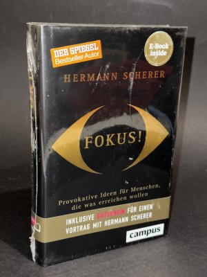 gebrauchtes Buch – Hermann Scherer – Fokus! - provokative Ideen für Menschen, die was erreichen wollen