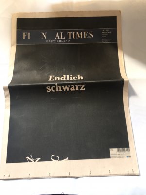 Financial Times Deutschland. Letzte Ausgabe v. 07.12.2012