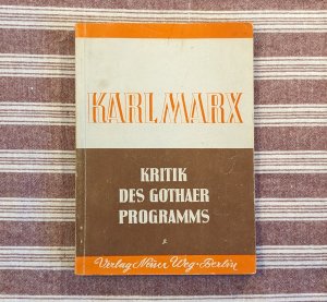 antiquarisches Buch – Karl Marx – Kritik des Gothaer Programms