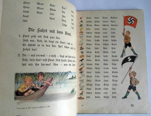 Fähnlein Fibel "A I O" - Schulbuch 1939