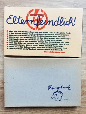 Ringelnatz. Achtung Elternfeindlich!