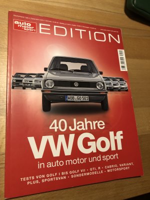 40 Jahre VW Golf Edition Auto, Motor und Sport