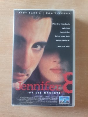 gebrauchter Film – Bruce Robinson – Jennifer 8 ist die nächste - Andy Garcia - Uma Thurman VHS Videokassette Video