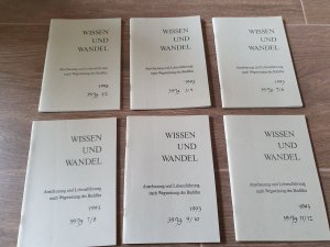 Vollständiger Jahrgang - Wissen und Wandel. Anschauung und Lebensführung nach Wegweisung des Buddha 1993 (39. Jg.) - 6 Hefte