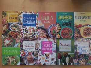 gebrauchtes Buch – Anne Wilson – 10 x Anne Wilson: Marrokanisch, Libanesisch, Cajun, Appetizer, Fisch, Geschenke, Saucen, Cocktails, Omelette, Salate, ...