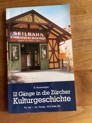 gebrauchtes Buch – Hannes Sturzenegger – Zwölf Gänge in die Zürcher Kulturgeschichte